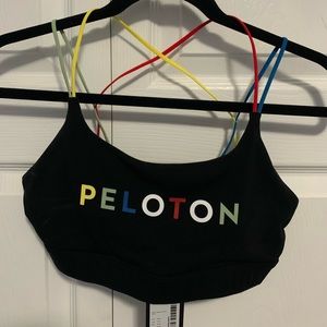 NWT PELOTON Multi Speed Up United Medium Support Stretch Quick Dry Bra SZ M